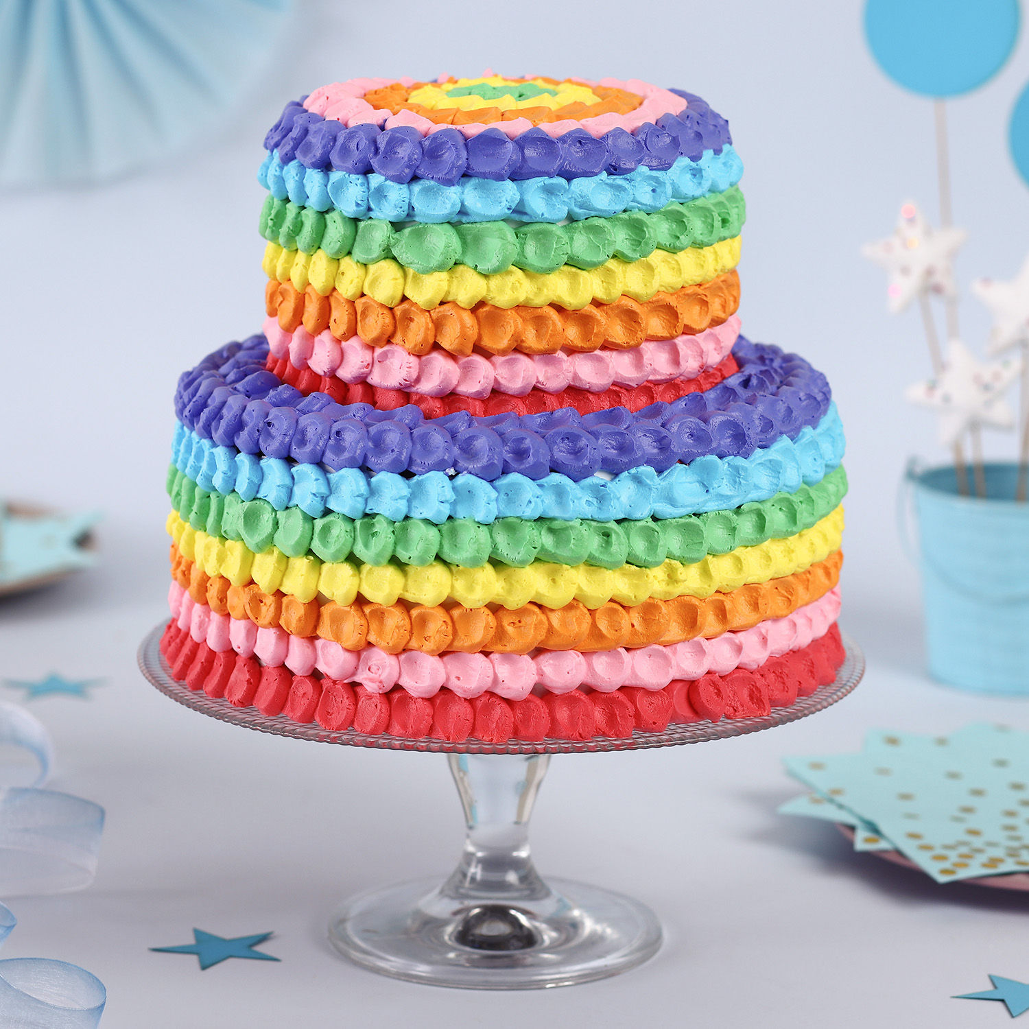 Buy Comic Cake Online | Rainbow Theme Cake | Free Delivery